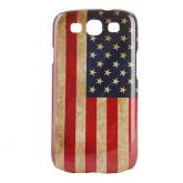 Capinha bandeira USA antiga p/ Samsung Galaxy s3 i9300